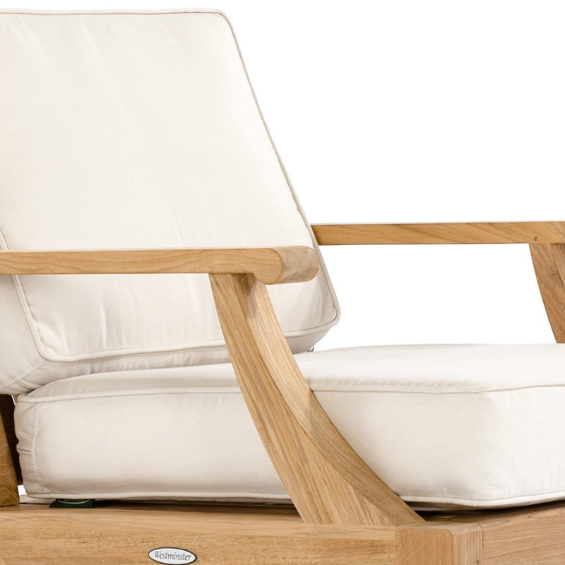 Outdoor 7 - Piece Teak Conversation Set