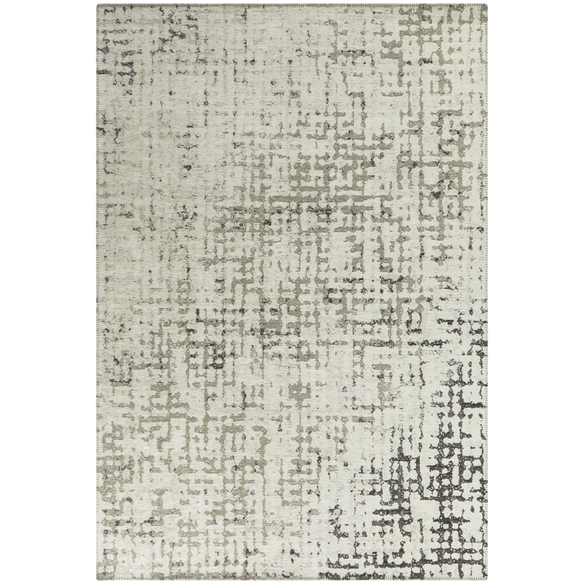 17 Stories Rectangle Puxico Abstract Machine Woven Jute/Sisal/Recycled ...
