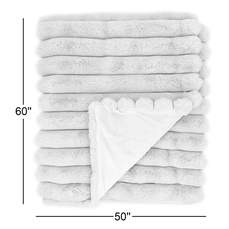 Mulliken Polyester Throw, Black