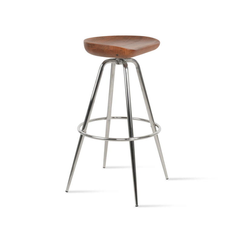 Tabouret de bar et de comptoir pivotant Cattelan Max, Tabouret de comptoir (siège d'une hauteur de 24 p