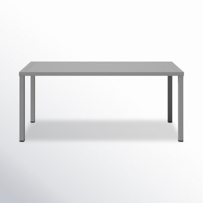 Ottie 71'' Aluminum Outdoor Dining Table