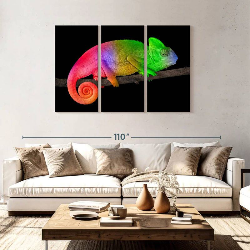 Brampt Color Gradient Chameleon, 48" H x 74" W