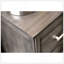 Commode de style transitionnel 1 pièce à queue d'aronde anglaise à 5 tiroirs avec roulement à billes et tiroir gris-1515638510