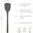 Tovolo Flex-Core Scoopula All-Silicone Multi-Function Spoon Spatula for Cooking, Charcoal-120486433