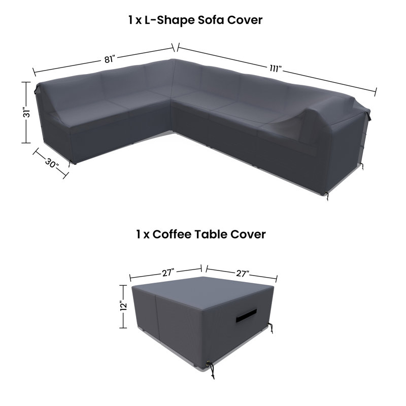 Arlmont & Co. Patio Furniture Covers - Thumbnail 3
