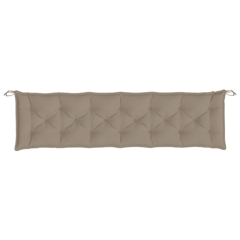 Coussin d'extérieur Garden, 19.7" H x 78.7" W x 2.8" D, Tissu - Taupe