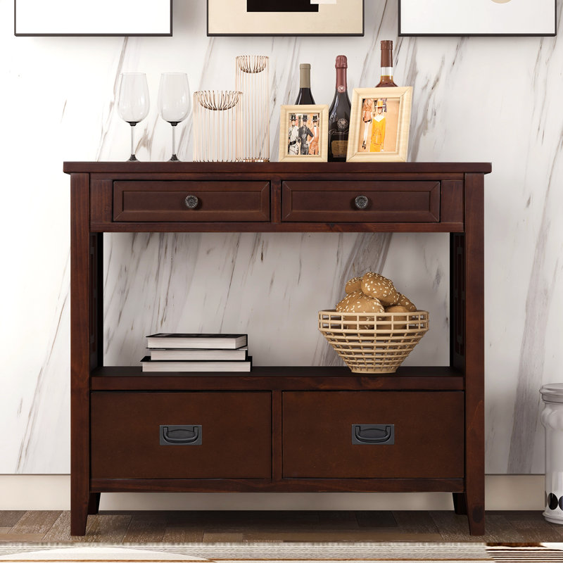 Norfolk 36.02'' Console Table, Espresso