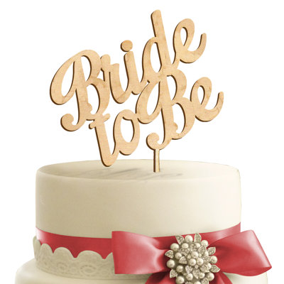 Bride To Be Cake Topper