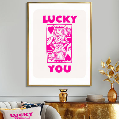 «Pink Lucky You», carte des citations de la mode, salon