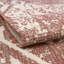 Tapis intérieur / extérieur rouge rouille en polypropylène tissé à la machine Loreen-1292867323