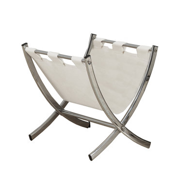 Inaayah Magazine Rack, Holder, Standing, Storage, Bathroom, Office, Bedroom, Pu Leather Look
