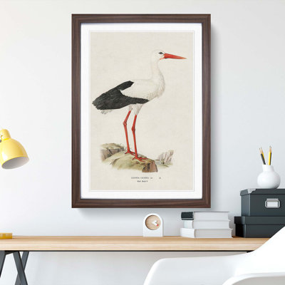 White Stark by Von Wright - Framed Print