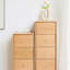 Armoire de rangement en chêne massif pour table de chevet