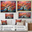 «Trees Abstract Pink Peach Symphony», reproduction-266832705-266832718