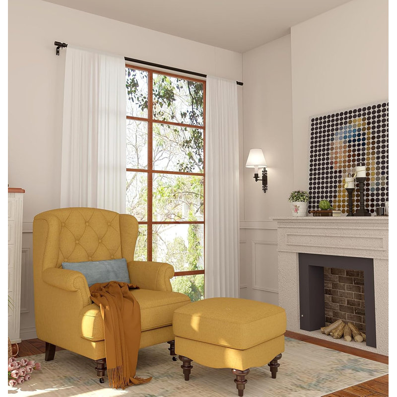 Curtain Poles For Window, Metal Extendable Curtain Poles 81 To 118 Cm, For Eyelet Curtains, Matte Black
