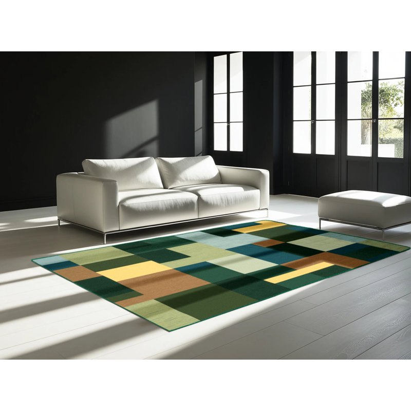 Strata Squares Rug, Rectangle 2' x 3'