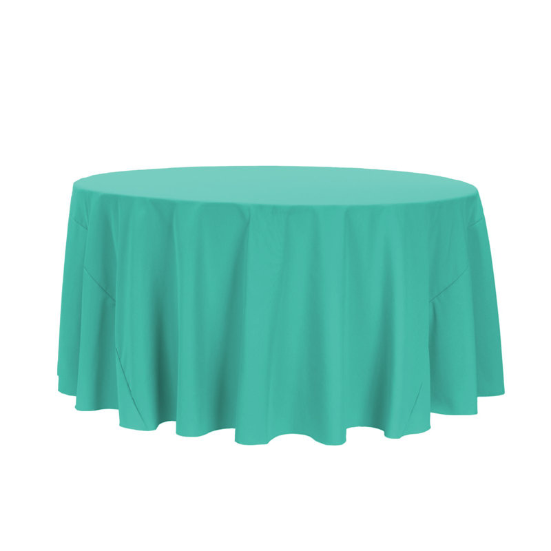 Timmie Tablecloth, 90" Round, Belize Blue
