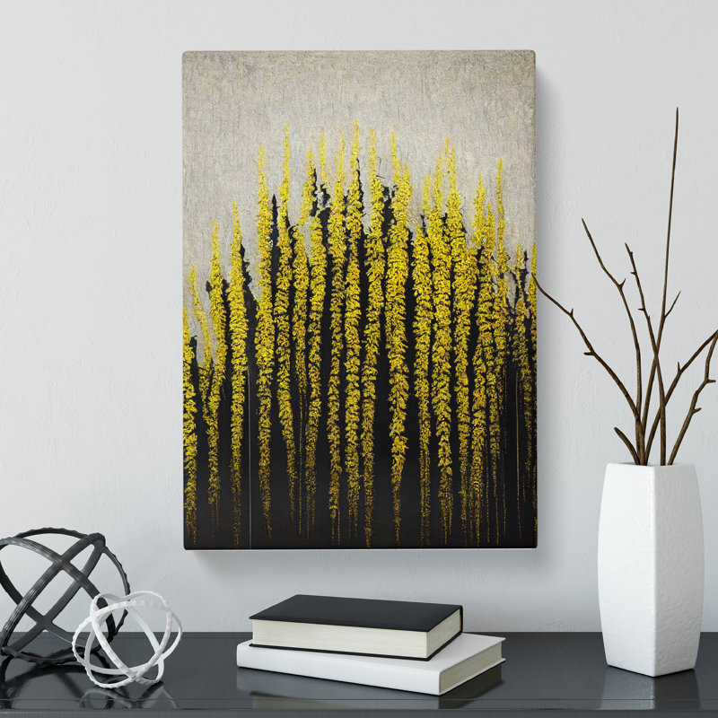 Weeping Willow Tree Abstract Vol.2 - Wrapped Canvas, 76cm H x 50cm W x 3cm D