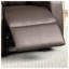 Fauteuil inclinable électrique en cuir synthétique avec porte-gobelets Terry