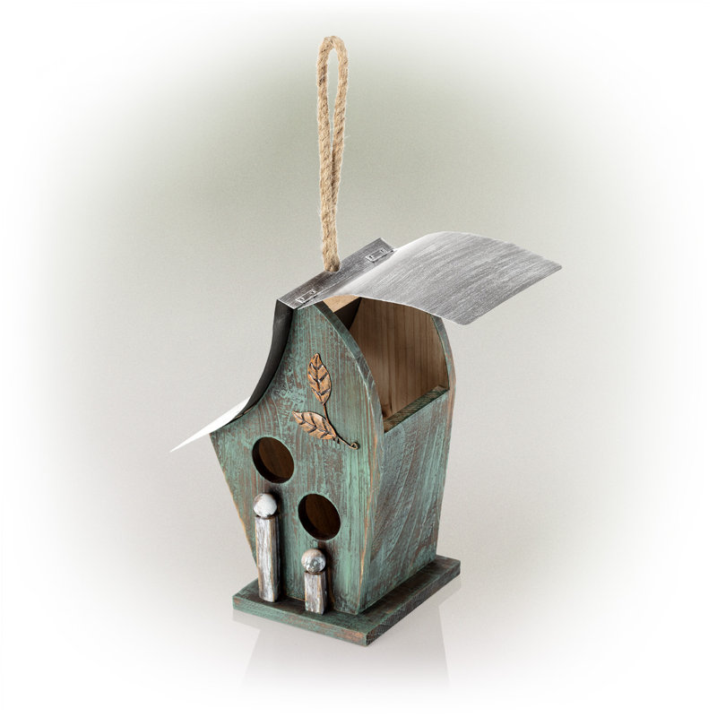 Hanging Birdhouse, Turqoise