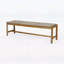 3 Seater Outdoor Bench with Rustic Design and Durable Acacia Wood, Perfect for Enhancing Any Outdoor Space