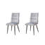Ensemble de chaises de salle à manger en velours 2 pièces Modern