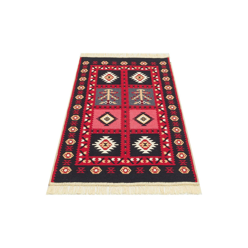 Selina Cotton Flatweave Area Rug, Rectangle 160 x 230cm