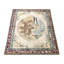 Tapis beige en laine noué à la main de conception unique 2 pi 11 po x 4 pi 11 po années 1960