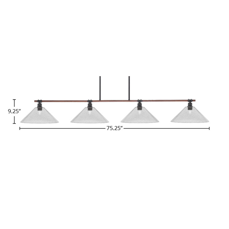 Kaolan 4 - Light Pendant, Clear