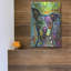 Bungalow Rose «It's Only Love» par Dean Russo Studios, art mural en métal-23551670