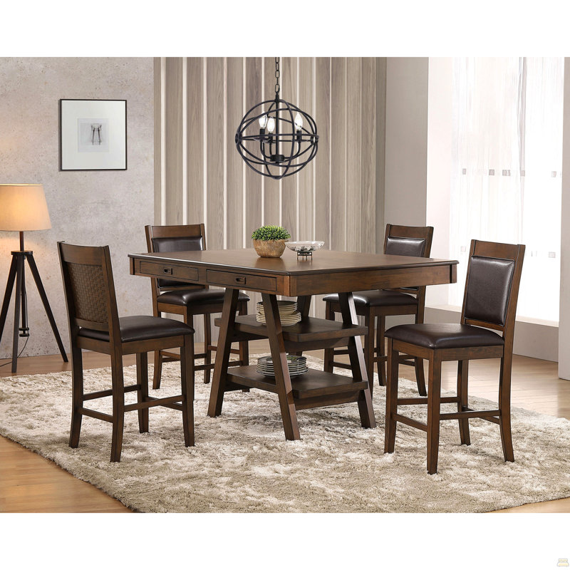 5-Piece Counter Height Dining Set