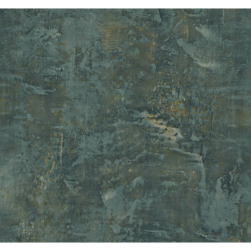 Alverstone Abstract Roll, Dark Teal/Butterscotch