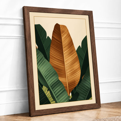Golden Leaf Study Botanical - Print