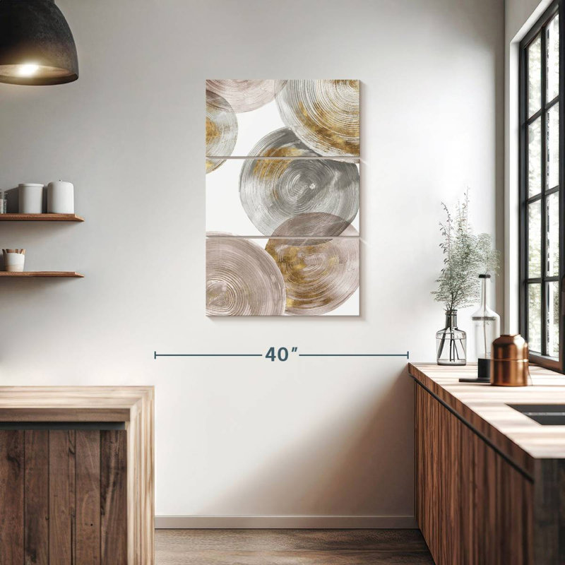 Avery Spiral Rings III, 38" H x 24" W