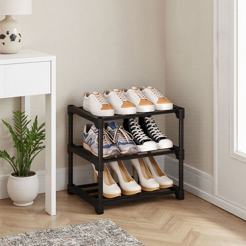 3 Pair Shoe Rack