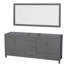 Sheffield 79" Double Bathroom Vanity Base Only-40172001
