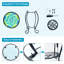 Table d'appoint ronde 14 "pour patio