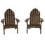 Chaise Adirondack résistante aux intempéries Hintz-61085250