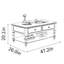 Table de bout rectangulaire American American-110824622