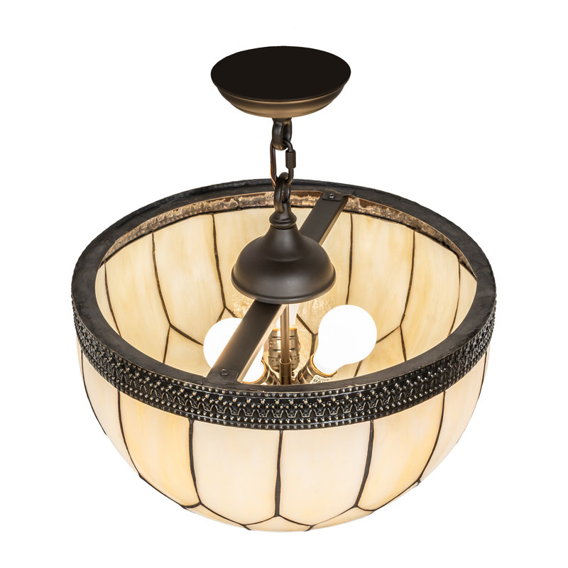 18" Wide Vincent Honeycomb Inverted Pendant