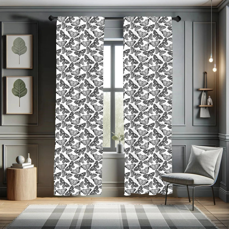 Room Darkening Sliding Panel Pair, 28" x 84"