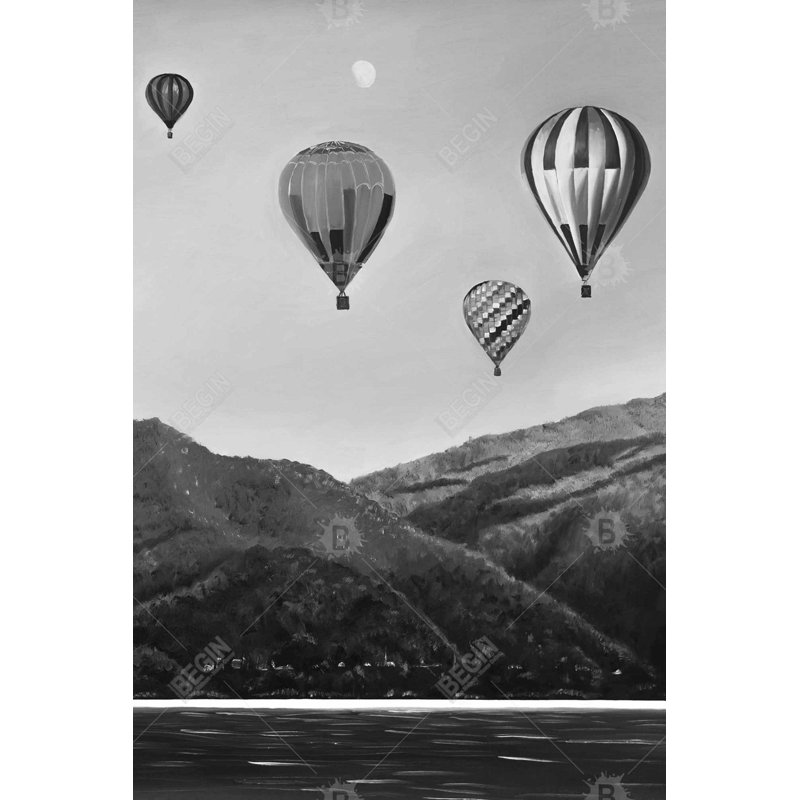 " Air Balloon Landscape "