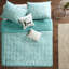 Literie double tendance et motif métallique argenté-121234819-121234824