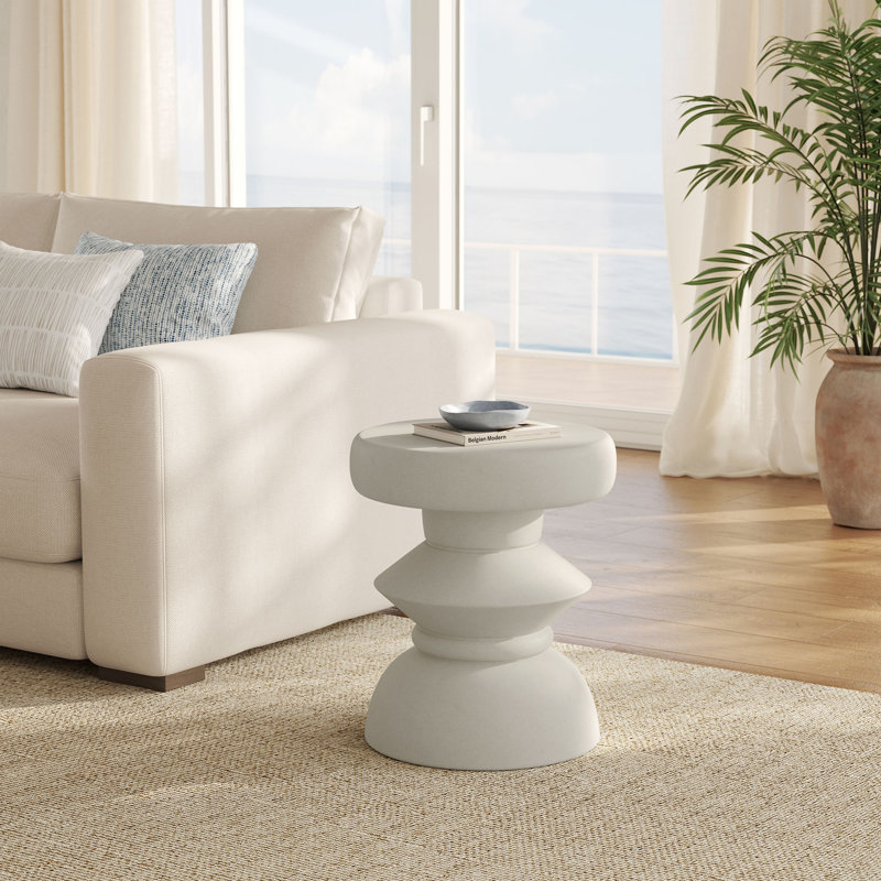 Terza Round 15.75'' Outdoor Side Table
