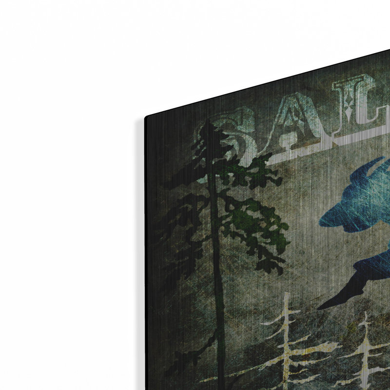 «Wind River III» par Lightbox Journal, art mural en métal, H 36 po x l 24 po
