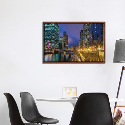 Chicago Lights 1 Piece Wall Art on Canvas
