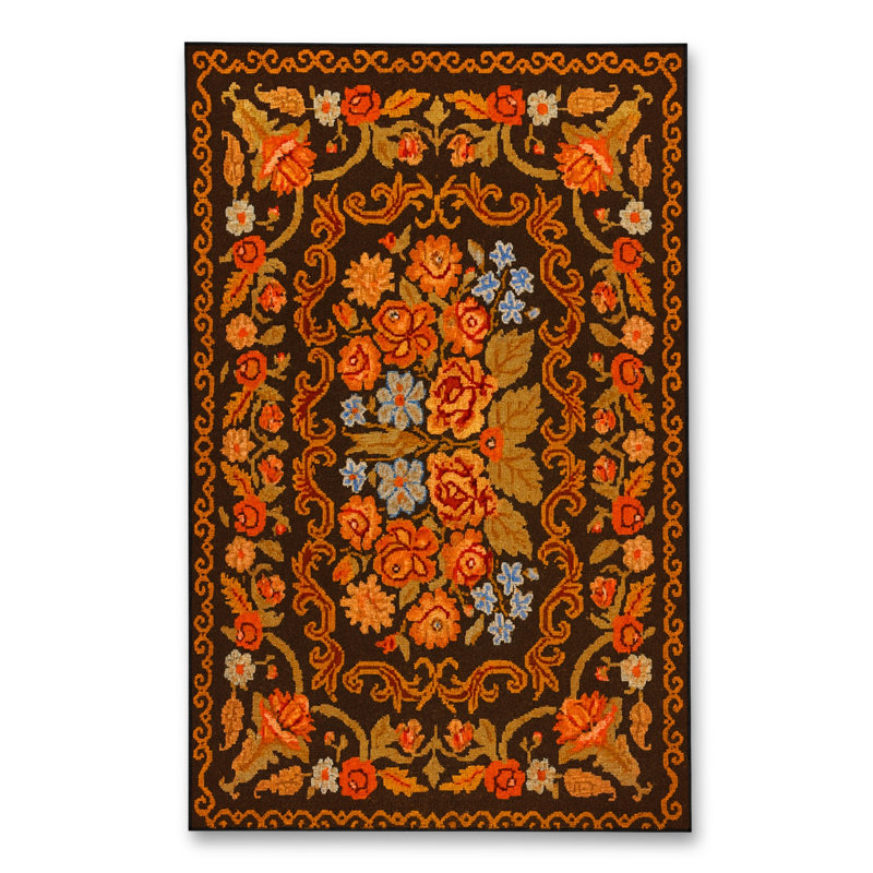 Tapis décoratif tissé crème Mosso, 3'3" x 4'11"