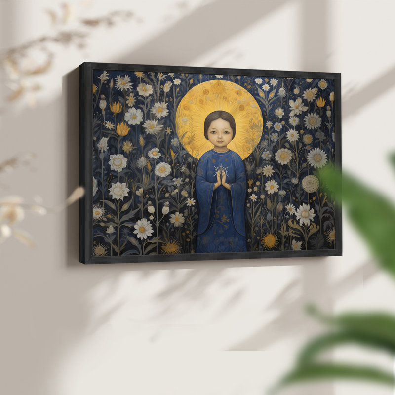 Chirstmas Art-CDI - Reproduction encadrée - Restickable, H 22 po x l 28 po, Noir, noir, noir, noir