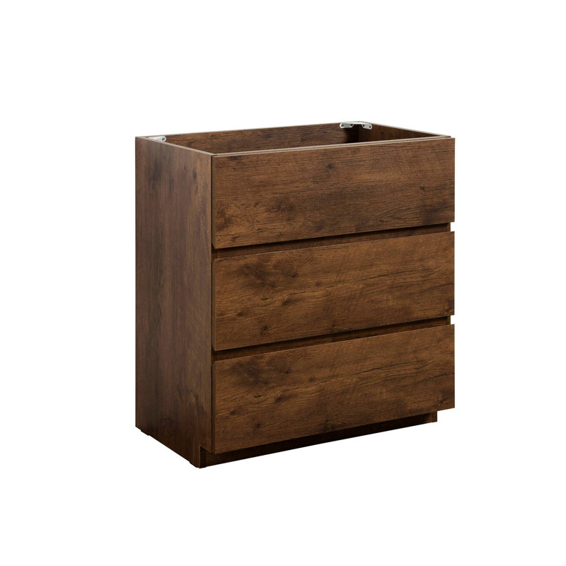 Commode d'appoint Hydiyah, Noyer