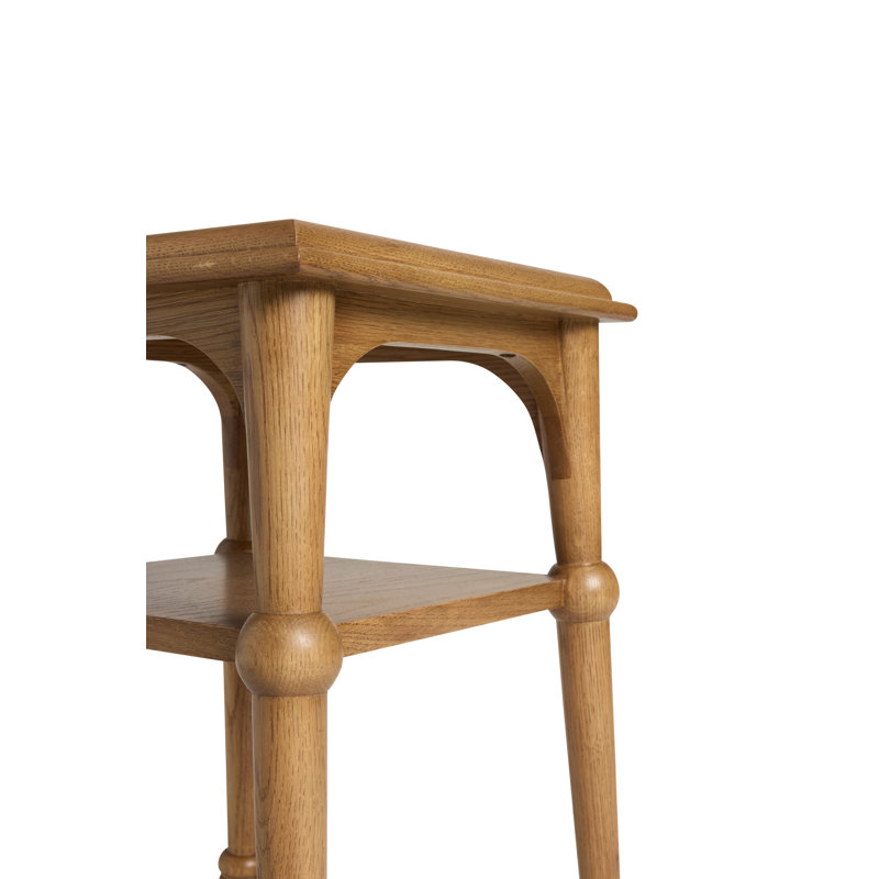 Peony Side Table, Chestnut